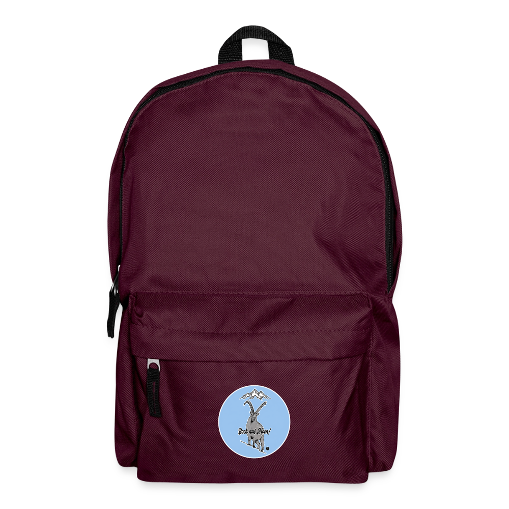 Backpack - burgundy