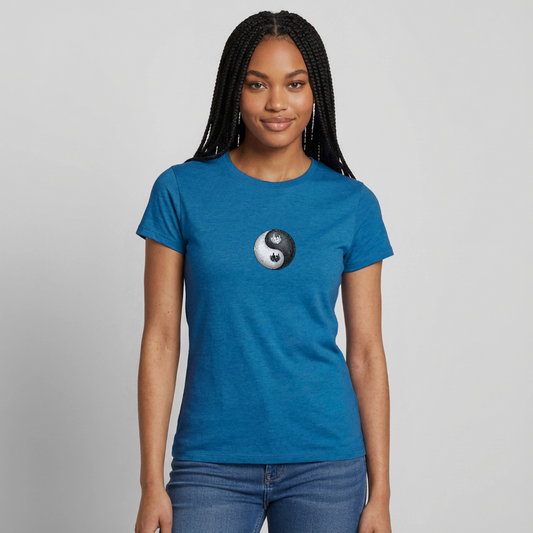 Women's T-Shirt - antique blue sapphire heather