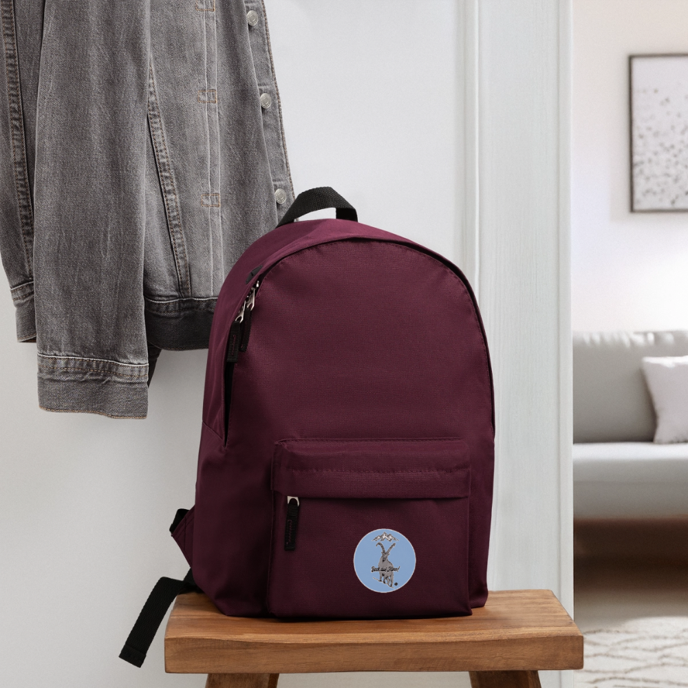 Backpack - burgundy