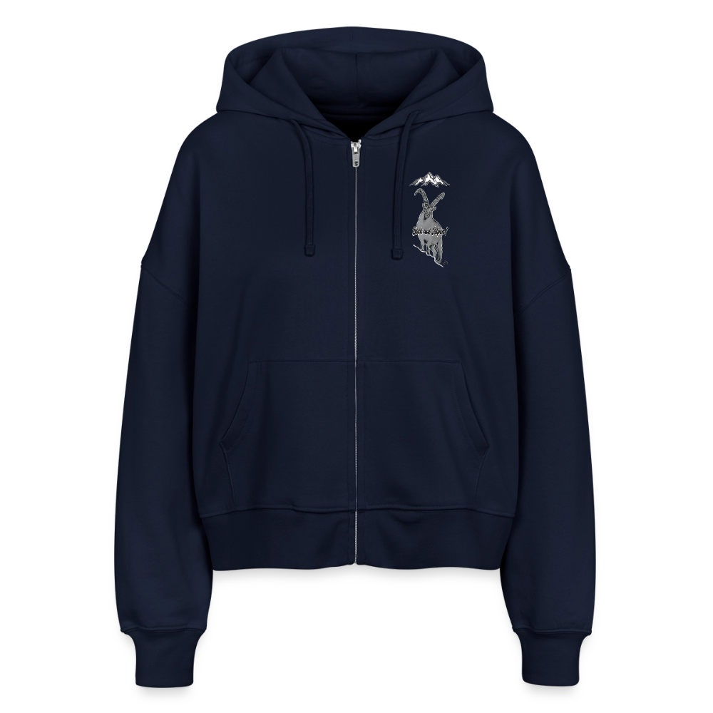 Stanley/Stella Boxy Women’s Organic Zip Hoodie Ida - navy