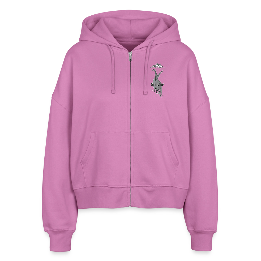Stanley/Stella Boxy Women’s Organic Zip Hoodie Ida - pink