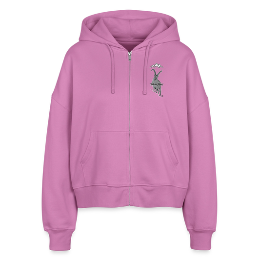 Stanley/Stella Boxy Women’s Organic Zip Hoodie Ida - pink