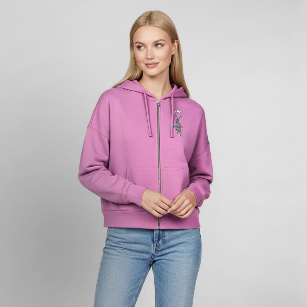 Stanley/Stella Boxy Women’s Organic Zip Hoodie Ida - pink