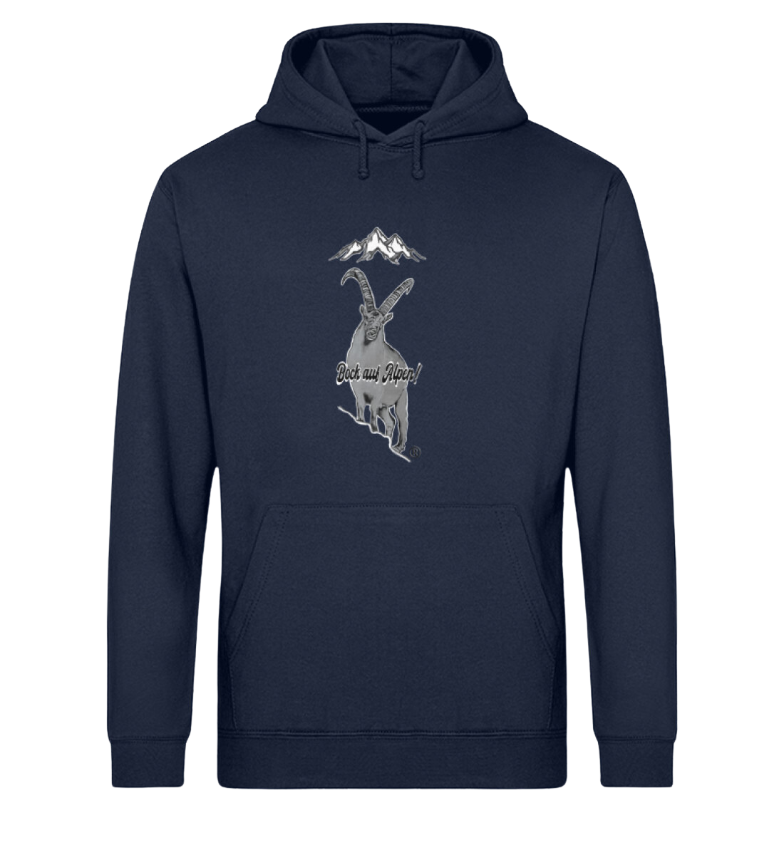 Alpen-Hoodie, Unisex, Bio, ST/ST