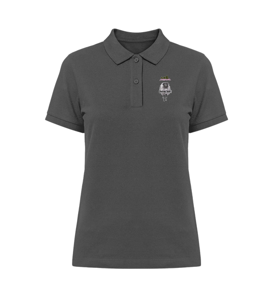 Heide klein und Rücken  - Damen Organic Polo-Shirt ST/ST