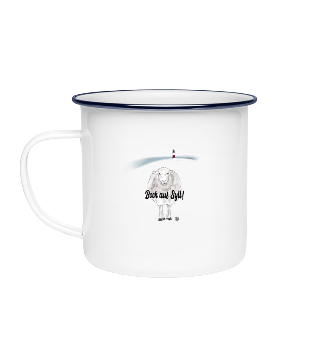 Sylt Tasse  - Emaille Tasse