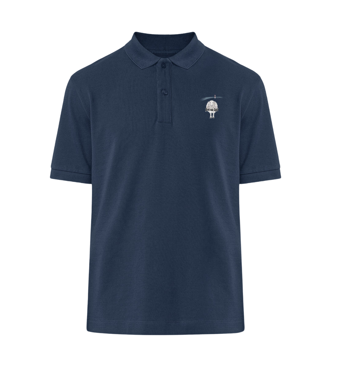 Polo-Shirt Unisex Organic ST/ST, Sylt-Logo vorn